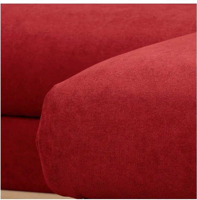 Червен ъглов диван (десен ъгъл) Beata - Ropez