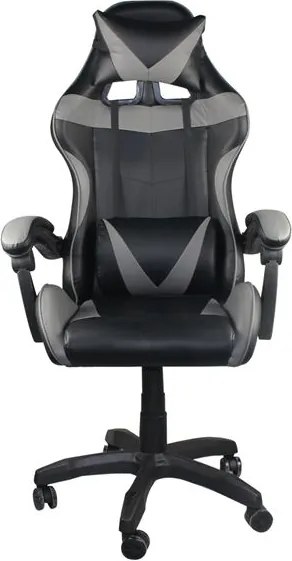 Гейминг стол Pu BF7850-Черен-Сиво