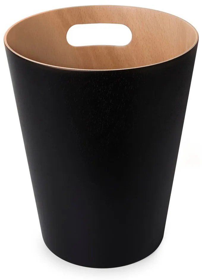 Черно офис кошче за боклук 7,5 l Woodrow – Umbra