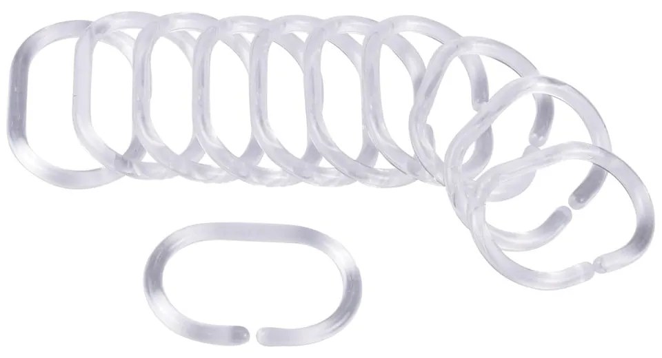 Кукички за душ завеса в комплект от 12 бр. 4 cm Vitamine – douceur d'intérieur