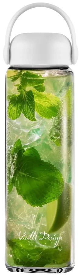 Бяла стъклена бутилка 540 ml Fuori – Vialli Design