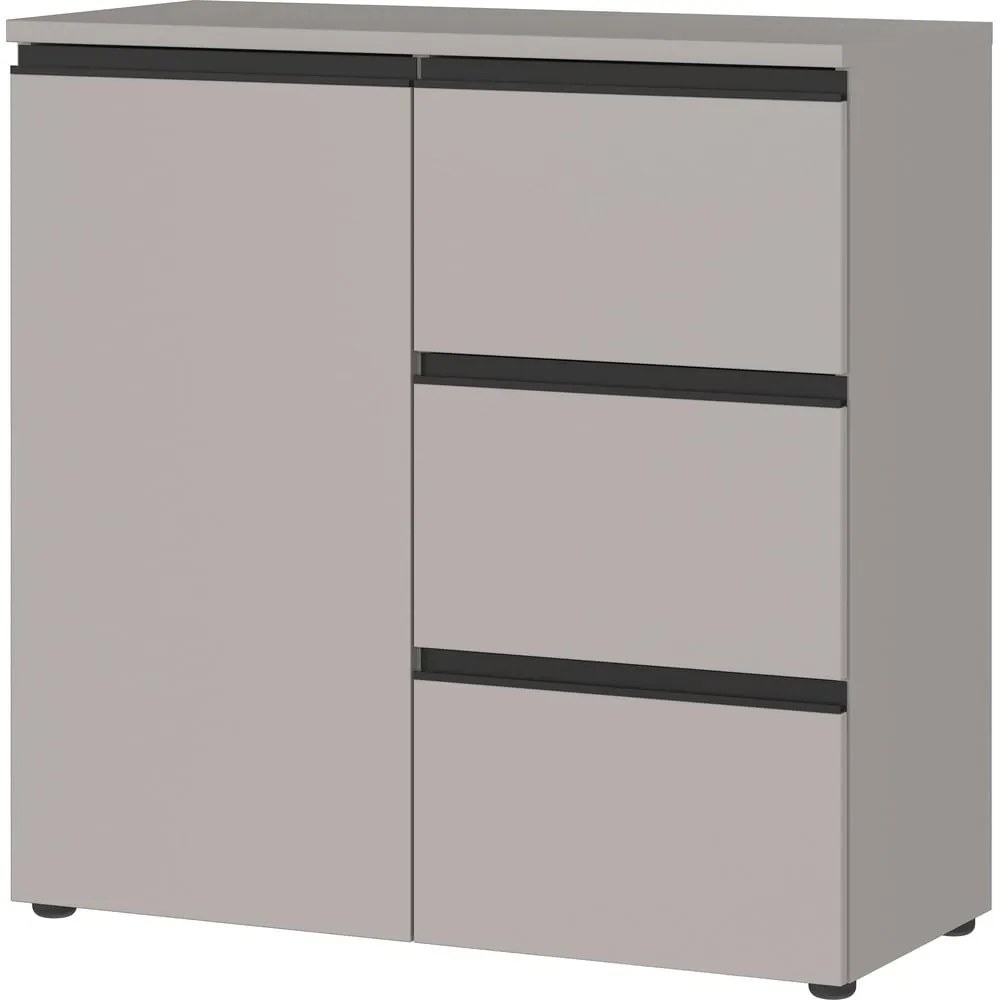 Сив висок скрин 90x91 cm Bastia - Germania