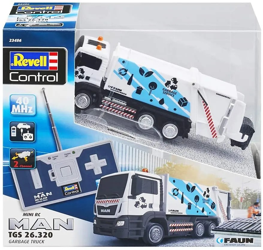 Revell - Мини автомобил - Боклукчийски камион - RC управление R23486