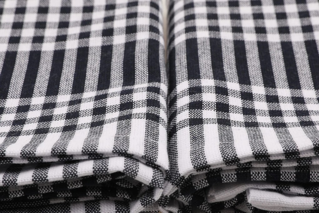 Комплект кърпи за миене (10 броя), цвят Черен и бял