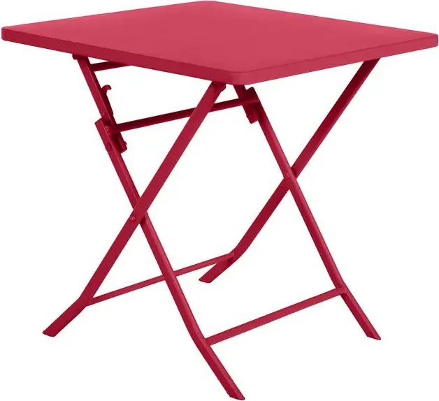 Градинска квадратна маса Hesperide Greensboro,70x70x71 cm - Червен