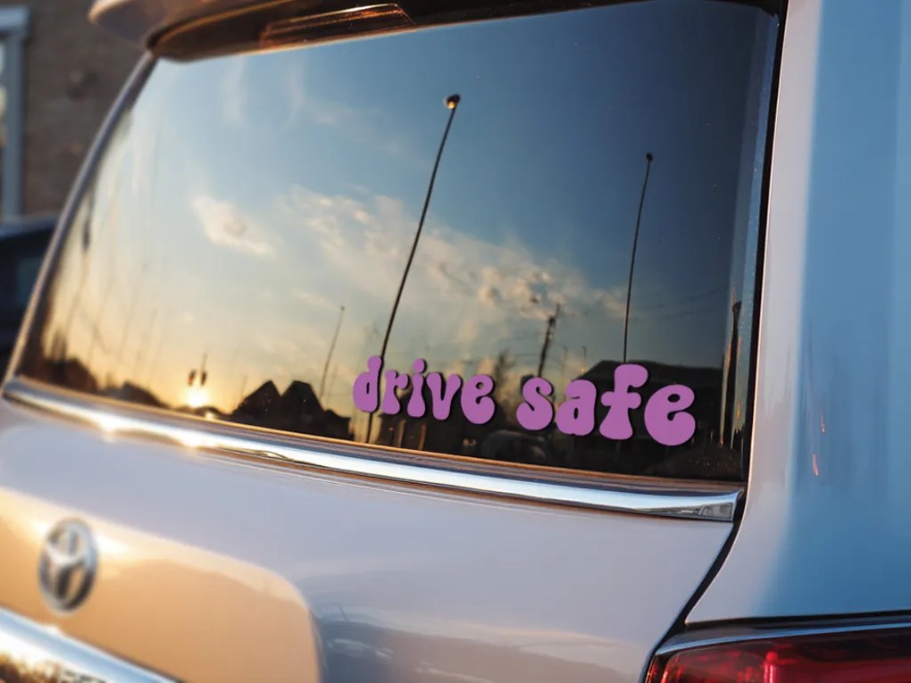 Стикер za огледало S37 – Drive safe