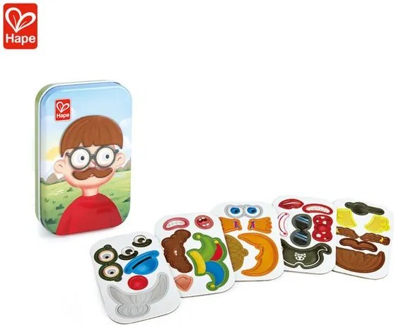 Hape - Занимателна игра - Магнитно лице H0476