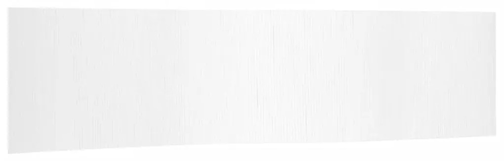 377017 vidaXL Преграда за стая, бял, ширина 800 см, височина 165 см, бамбук