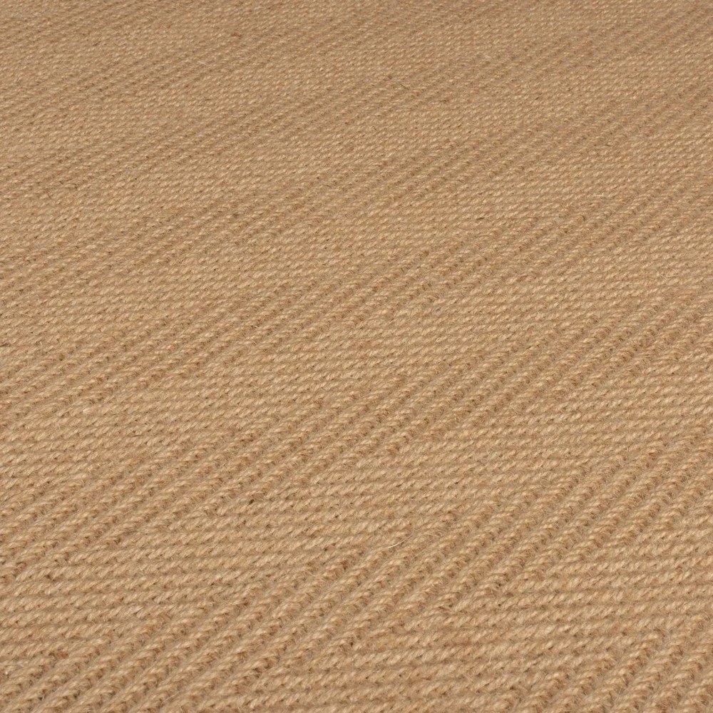 Пътека от юта в естествен цвят 60x800 cm Kira - Flair Rugs