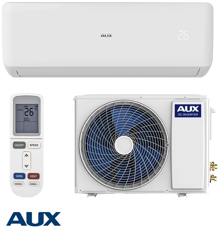 Инверторен климатик AUX Freedom ASW-H18E0A4/FAR3DI-C0, 18000 BTU, 35 м2, А++, R-32, Бял