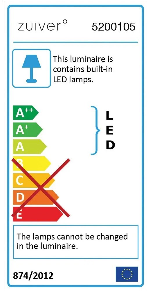 Настолна лампа в сребристо Gio - Zuiver