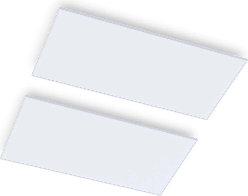 Klarstein Wondersky, таванен инфрачервен отоплител, компелкт от 2 отоплителя, 700 W, 60 x 6, x 120 см (Ш x В x Д), IP44