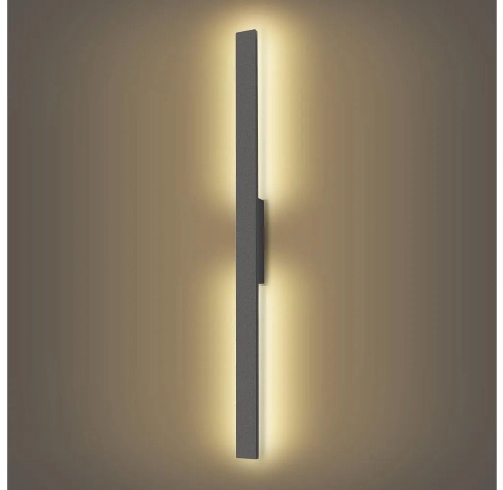 Brilagi - външно стенно LED осветително тяло LUNA LED/24W/230V 3000K IP65 антрацит