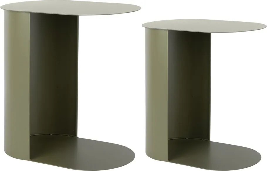 Метална странична масичка Riqueza Oval – Leitmotiv