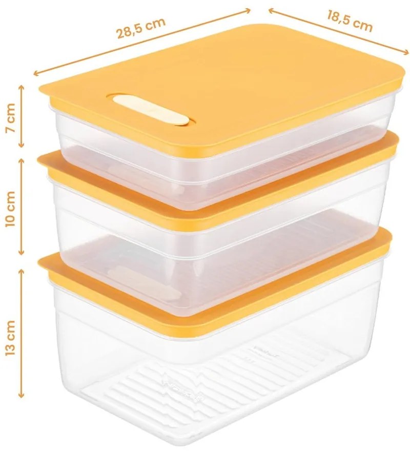 Кутии за храна 3 бр. – Hermia