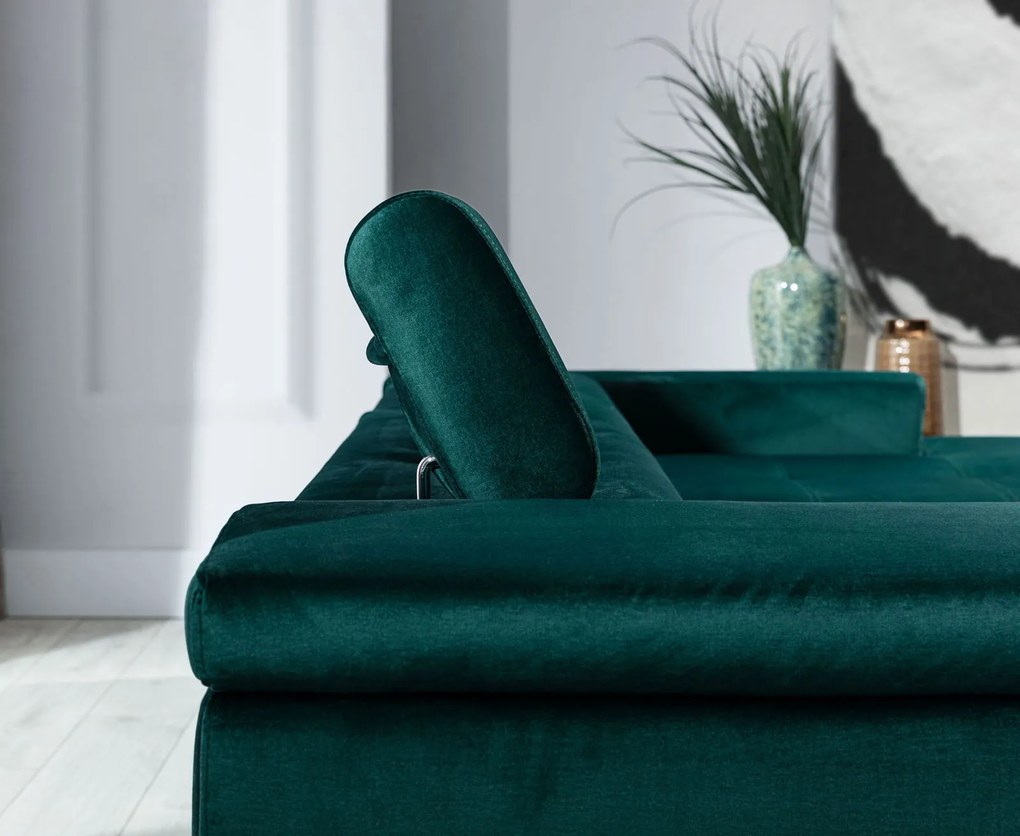 Ъглов диван Osby-Left-Green