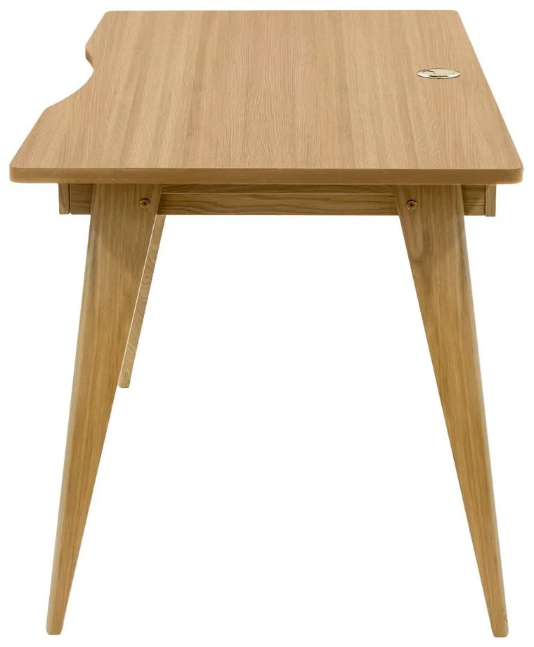 Работна маса от декор от дъб 70x140 cm Nice – Woodman