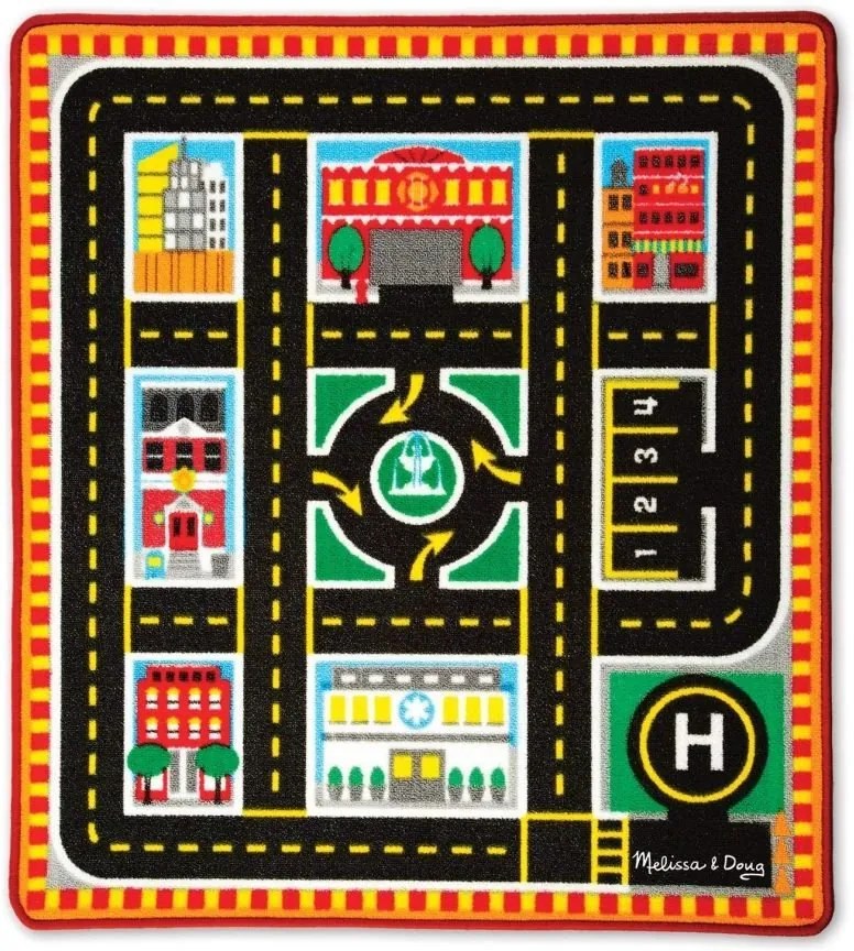 Melissa &amp; Doug - Килимче за игра - Из града