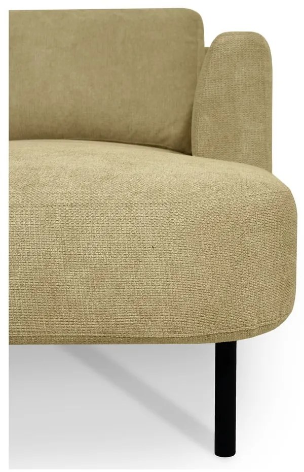 Ъглов диван в цвят жълта охра (ляв ъгъл/"U" форма) Hero – Scandic