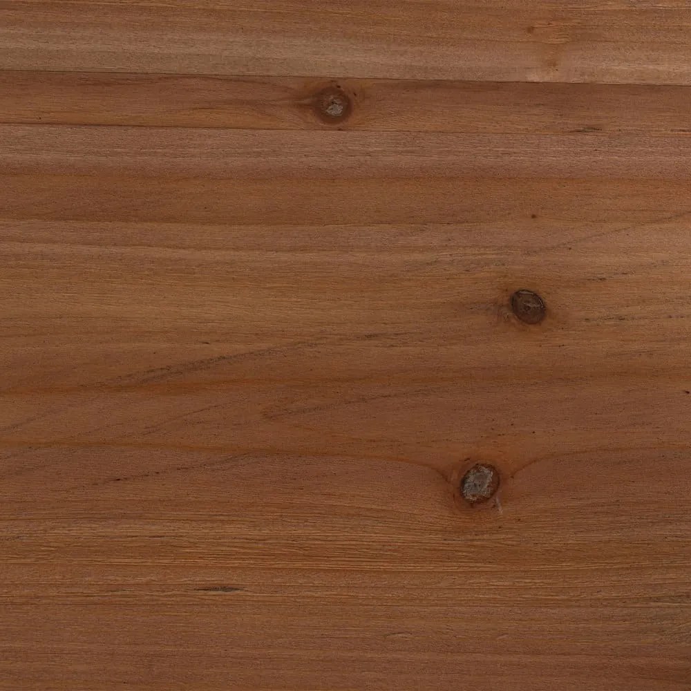 Син нисък скрин от масивна ела 115x90 cm Shabby – Ixia