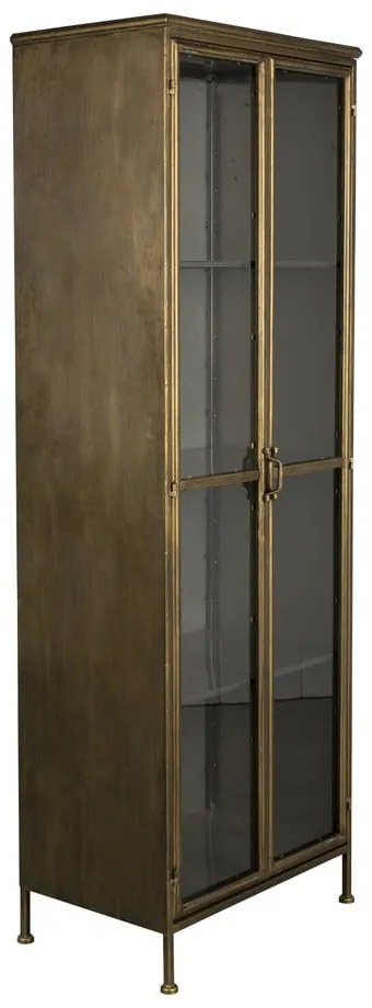 Метална витрина в златист цвят 64x184 cm Gertlush - Dutchbone