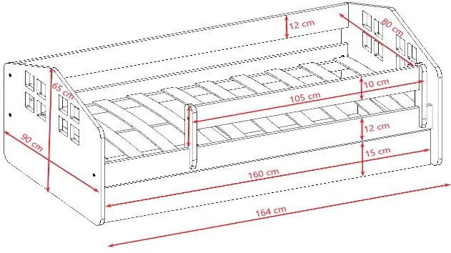 Детско легло Kacper-160 x 80