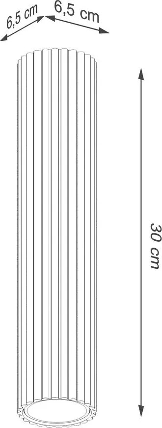 Кафяво-сив метален прожектор Gleam – Sollux