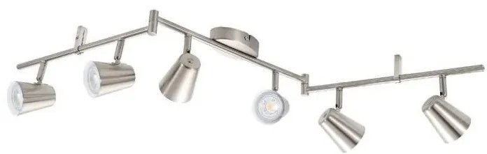 Eglo 75218 - LED точково осветително тяло TRAVALE 6xGU10/3W/230V лъскав хром