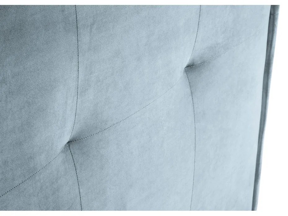 Светлосиня табла за легло 200x120 cm Monica – Milo Casa