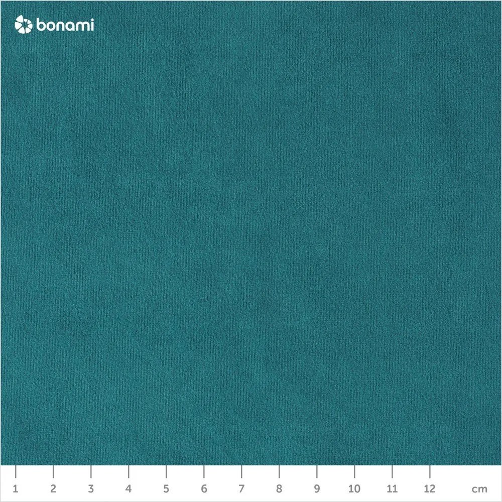 Тюркоазен кадифен U-образен ъглов диван (ляв ъгъл) Sweet Harmony - Miuform