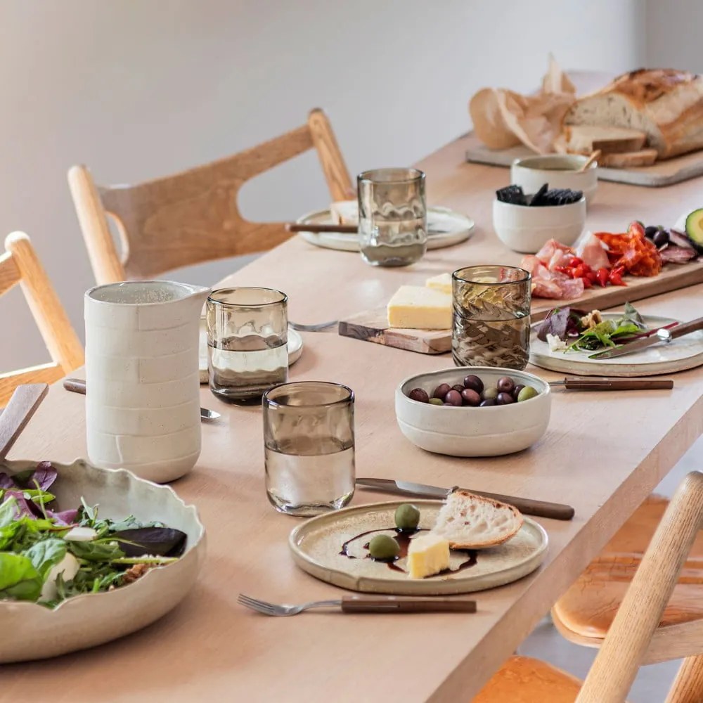 Бежови чинии в комплект от 2 бр. от камък ø 20 cm Sand Grain - Mette Ditmer Denmark