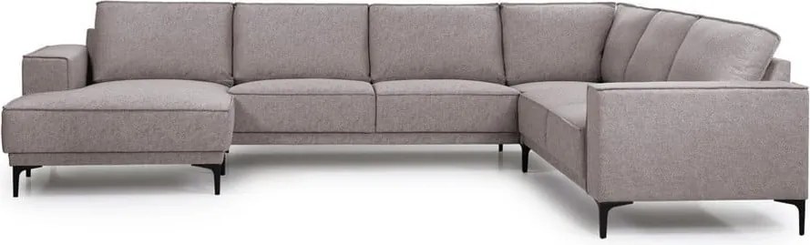 Сив ъглов диван (ляв ъгъл/"U") Copenhagen - Scandic