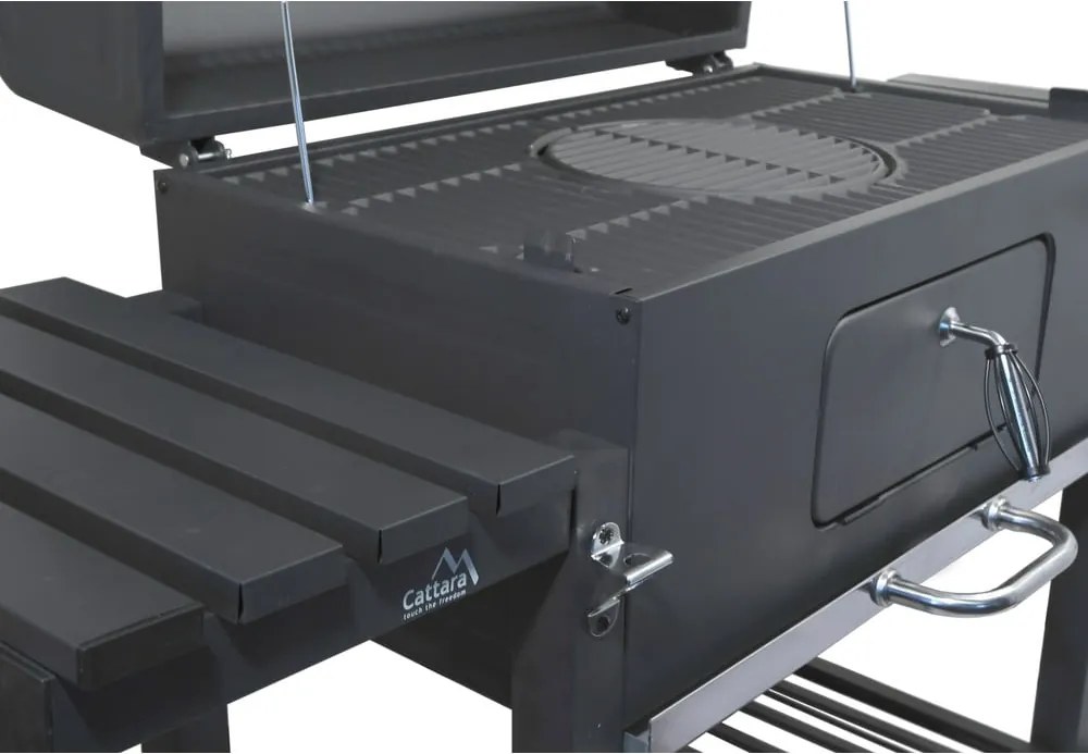 Черна скара на дървени въглища Royal Grande XXL - Cattara
