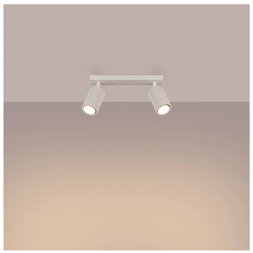 Кремав прожектор 6,5x30 cm Gleam – Sollux