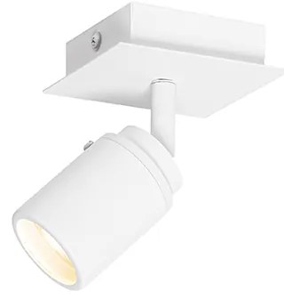 Модерен квадратен бял IP44 спот за баня - Ducha