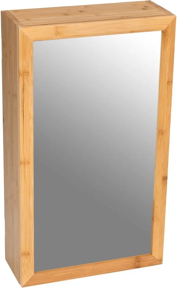 Шкаф за баня от бамбуково дърво с огледало Bambusa - Wenko