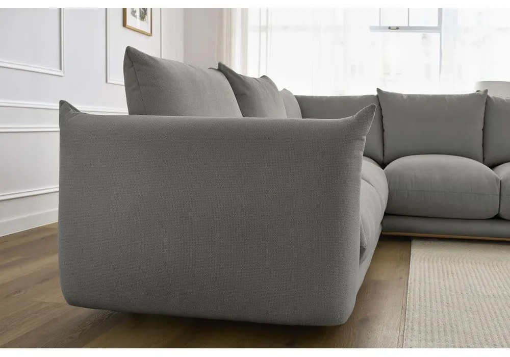 Сив ъглов диван Ernest – Bobochic Paris