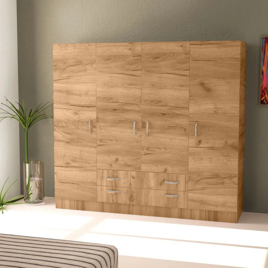 Гардероб Hana с четири врати