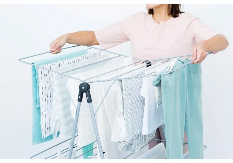 Простор "кула" Brabantia 90300184, 23 м, Лесно сгъване, Регулируем, Бял