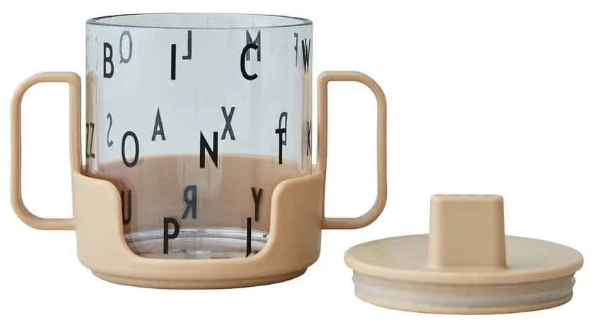 Бежова детска чаша Grow With Your Cup Grow with Your Cup - Design Letters