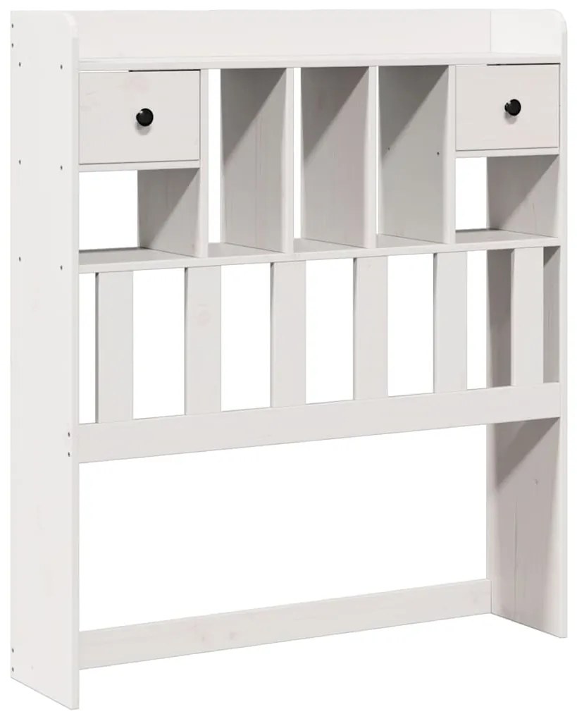 855524 vidaXL Горна табла с място за съхранение, 90 см, масивно дърво бор