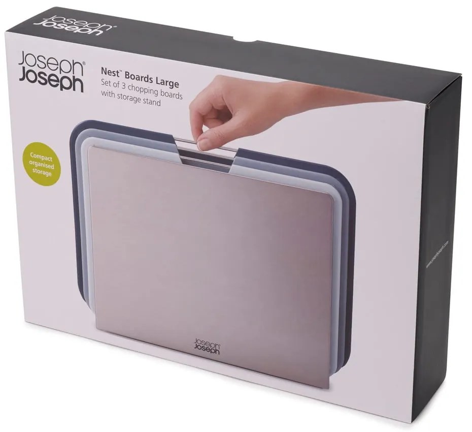 Комплект от 3 дъски за рязане и поставка, 35,5 x 26 cm Nest - Joseph Joseph