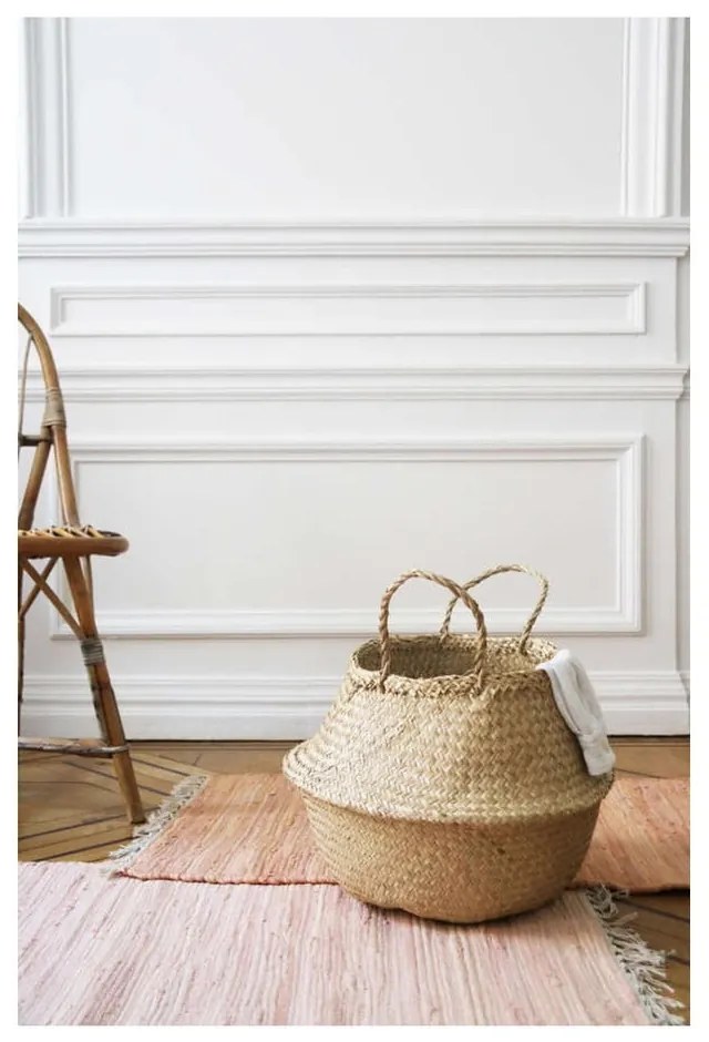 Кошница за съхранение от светла морска трева , ⌀ 35 cm - Compactor