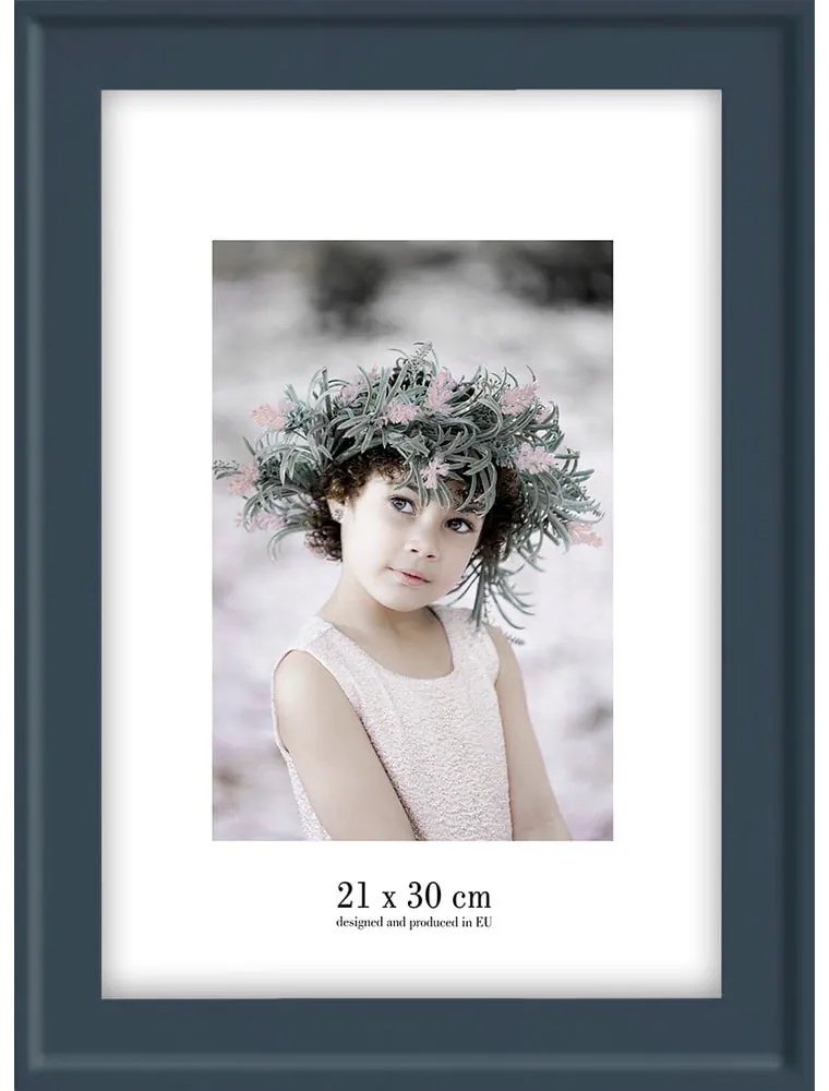 Синя рамка за стена , 28 x 37 cm Malaga - Styler