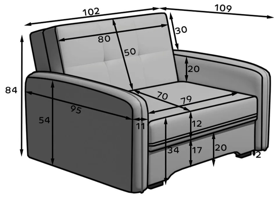Черно кресло Laine – ELTAP