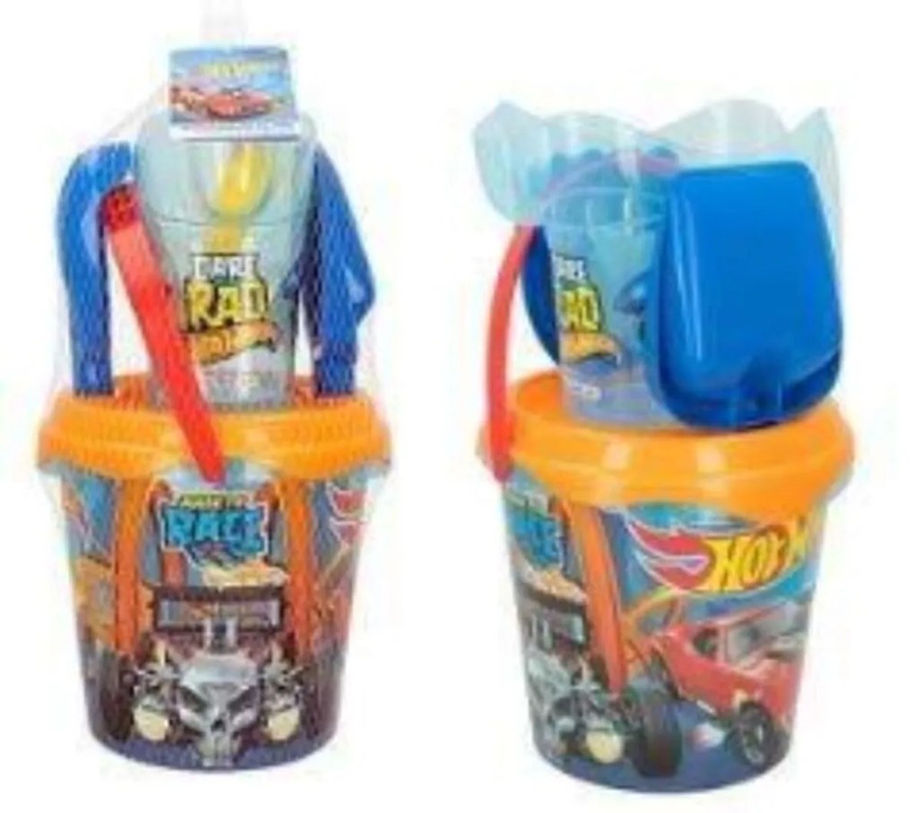 Комплект плажни играчки Hot Wheels Ø 18 cm