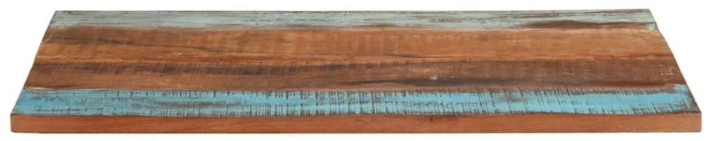 286061 vidaXL Правоъгълен плот за маса, 70x90 см, 25-27 мм, регенериран масив