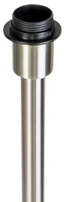 Модерна подова лампа стомана без абажур - Simplo