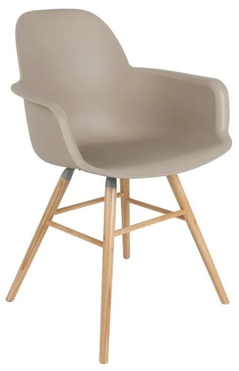 Бежови трапезни столове в комплект от 2 броя Albert - Zuiver