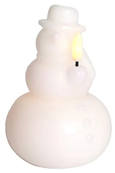 Бяла коледна светлинна украса ø 9 cm Eva – Sirius